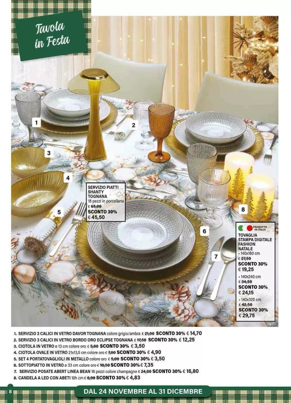 Volantino promozionale Il Gigante  valide dal 24/11/2025 - Pagina 8.