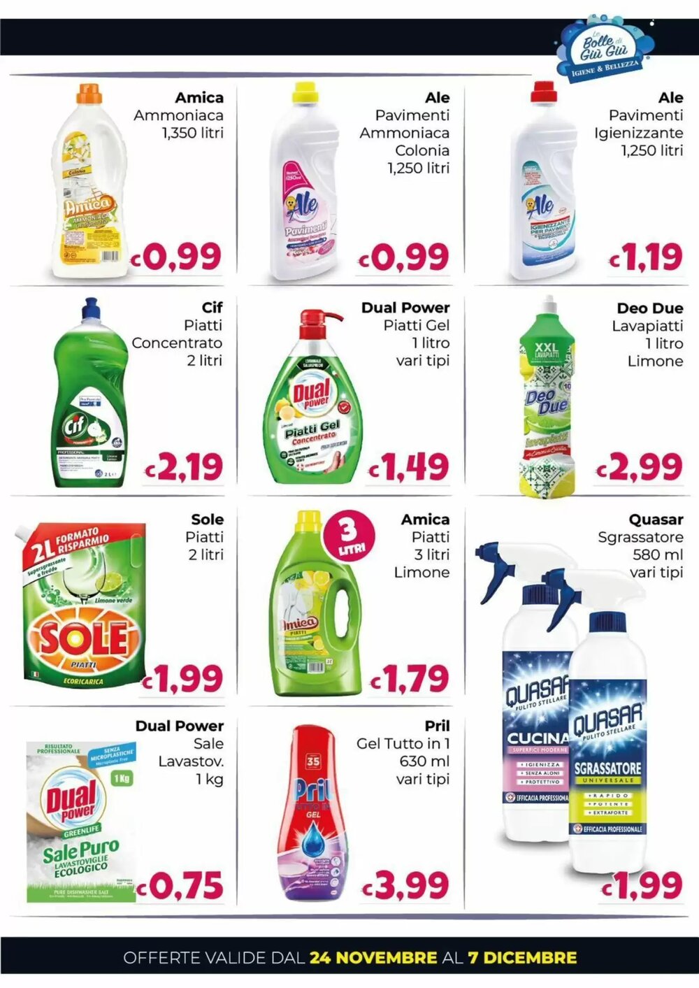 Volantino promozionale Le Bolle di Giù Giù  valide dal 24/11/2025 - Pagina 3.