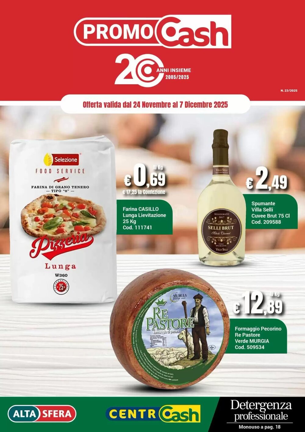 Volantino promozionale Centro Cash  valide dal 24/11/2025 - Pagina 1.