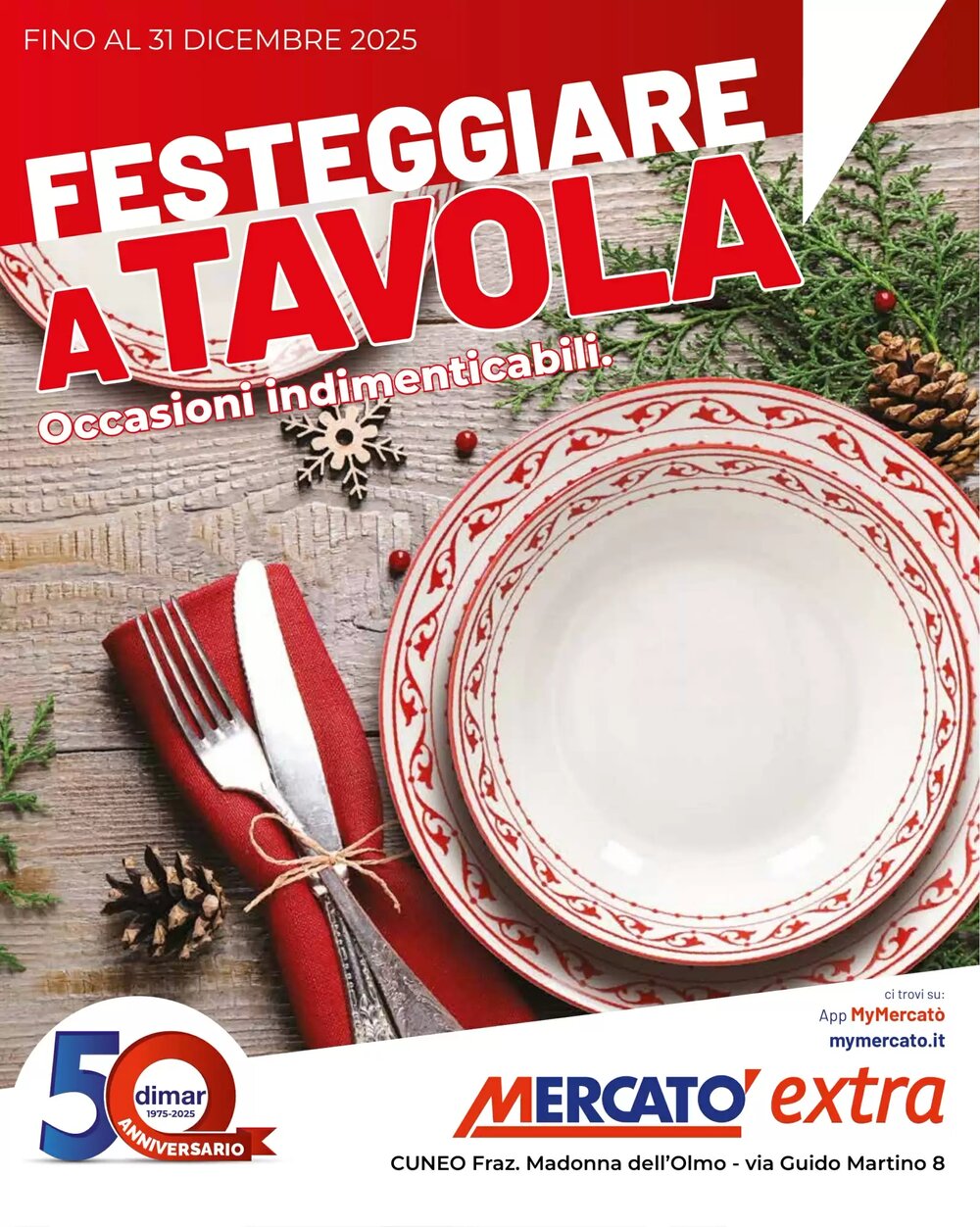 Volantino promozionale Mercatò Extra  valide dal 24/11/2025 - Pagina 1.