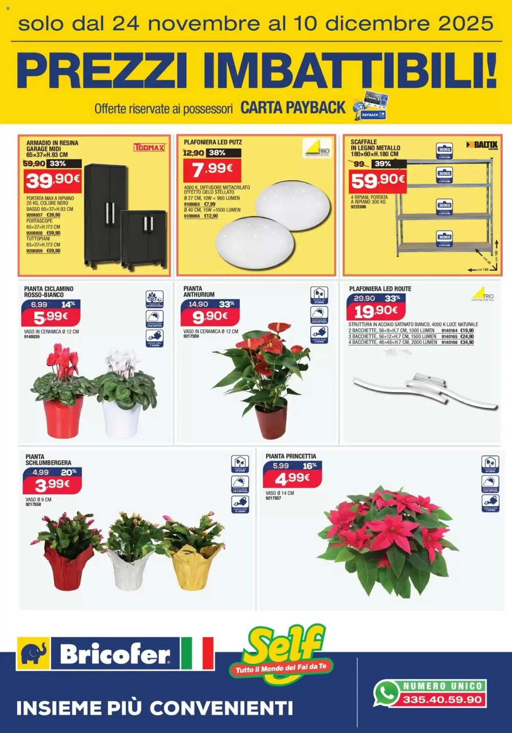 Volantino promozionale Self  valide dal 24/11/2025 - Pagina 1.