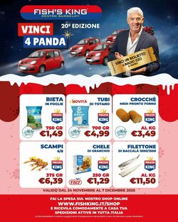 Volantino promozionale Fish's King valide dal 24/11/2025