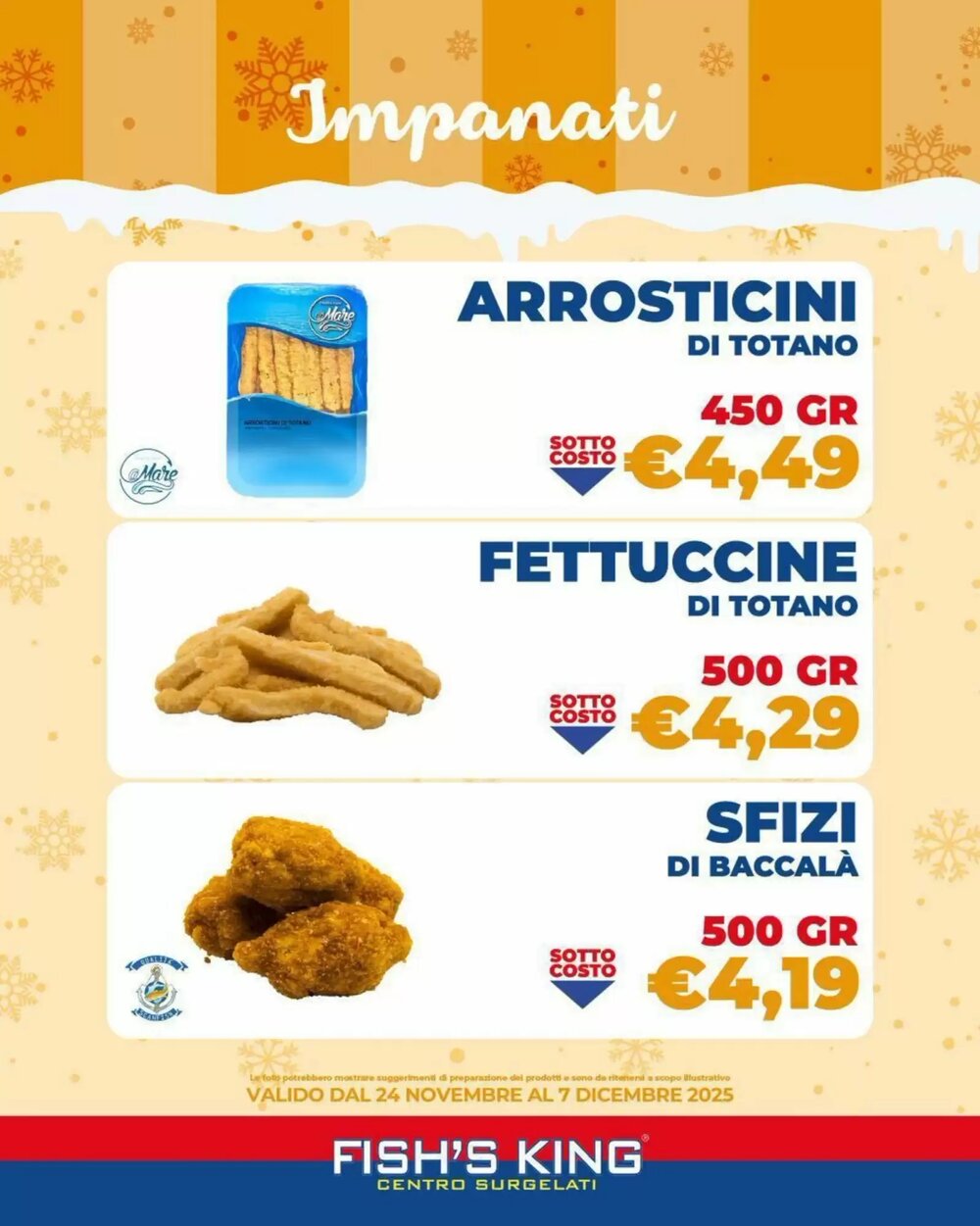 Volantino promozionale Fish's King  valide dal 24/11/2025 - Pagina 4.