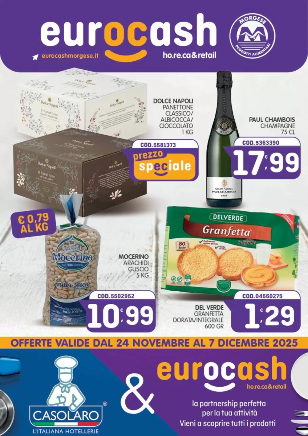 Volantino promozionale Eurocash  valide dal 24/11/2025 - Pagina 1.
