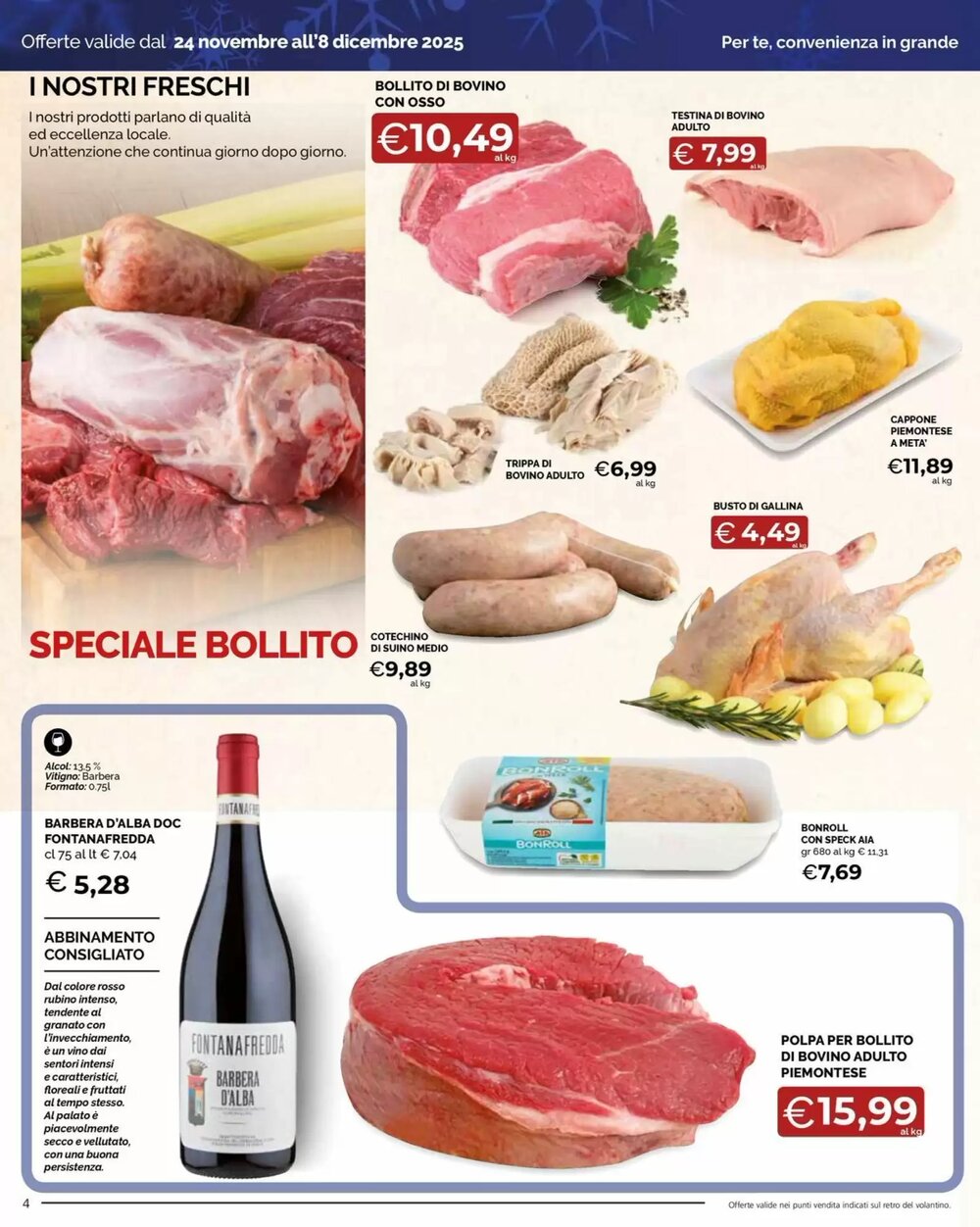 Volantino promozionale Maxisconto  valide dal 24/11/2025 - Pagina 4.