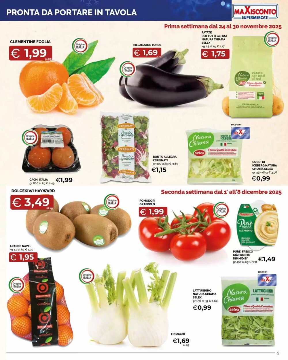 Volantino promozionale Maxisconto  valide dal 24/11/2025 - Pagina 5.