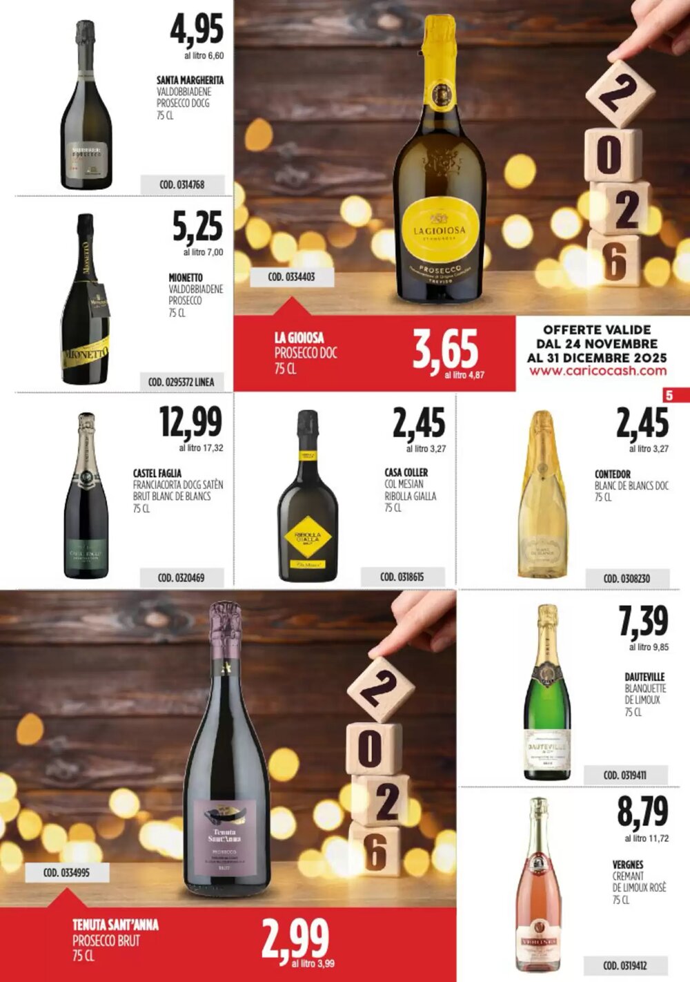 Volantino promozionale Carico Cash & Carry  valide dal 24/11/2025 - Pagina 5.