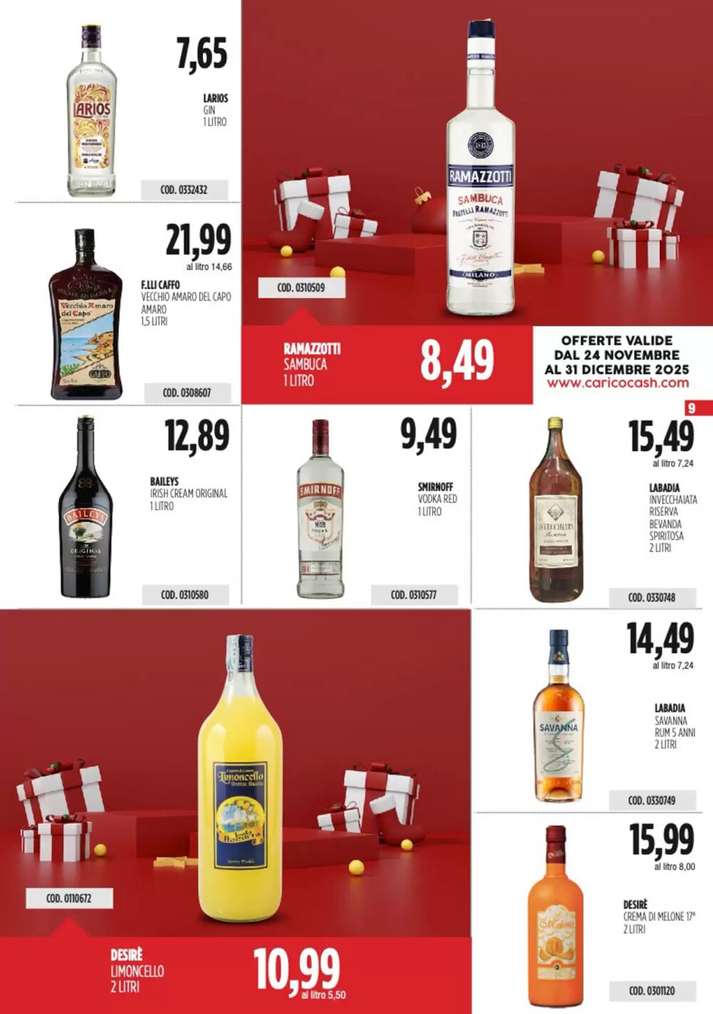 Volantino promozionale Carico Cash & Carry  valide dal 24/11/2025 - Pagina 9.