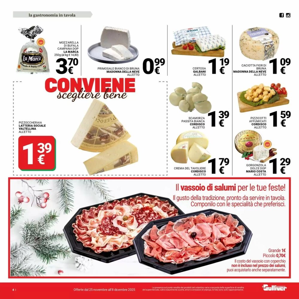 Volantino promozionale Supermercati Gulliver  valide dal 25/11/2025 - Pagina 4.