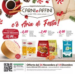 Volantino promozionale Carni e Affini Supermercati valide dal 26/11/2025