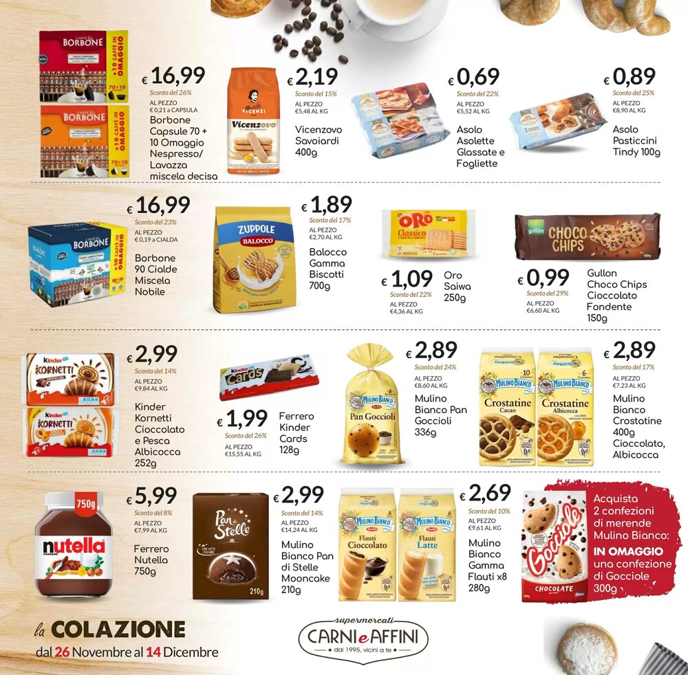 Volantino promozionale Carni e Affini Supermercati  valide dal 26/11/2025 - Pagina 8.