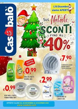 Volantino promozionale Casabalò valide dal 26/11/2025