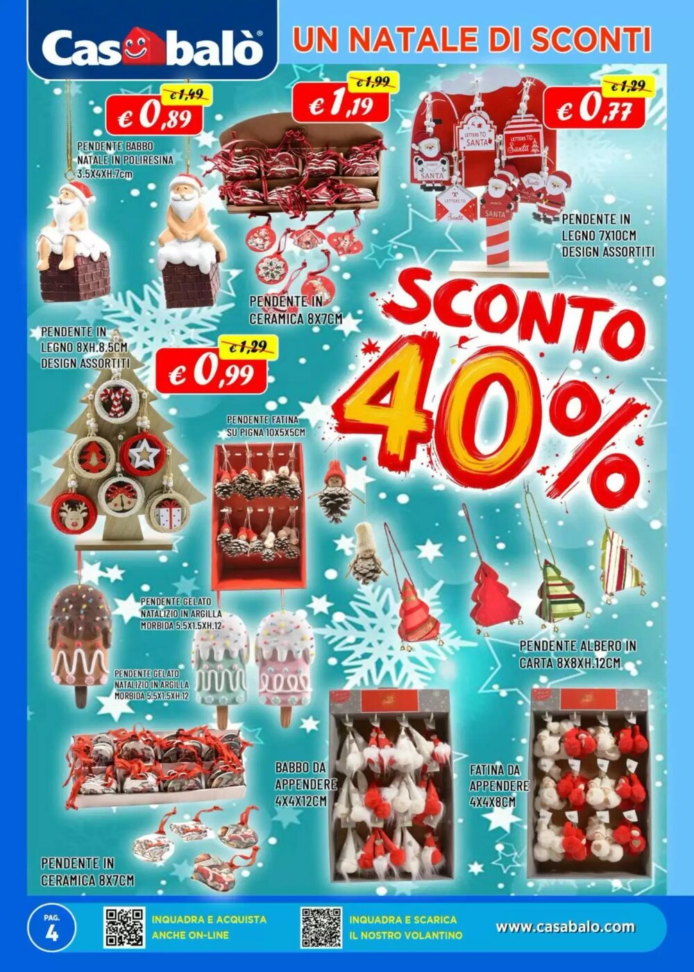 Volantino promozionale Casabalò  valide dal 26/11/2025 - Pagina 4.