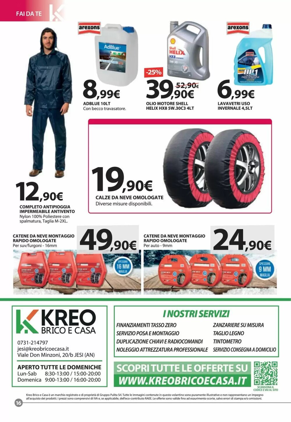 Volantino promozionale Kreo Brico e Casa  valide dal 26/11/2025 - Pagina 16.