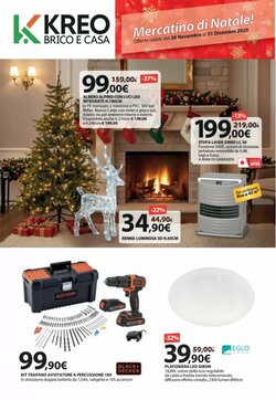 Volantino promozionale Kreo Brico e Casa  valide dal 26/11/2025