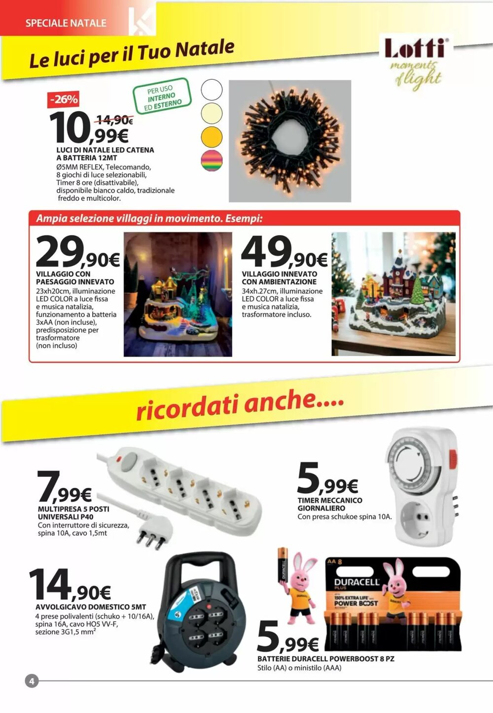 Volantino promozionale Kreo Brico e Casa  valide dal 26/11/2025 - Pagina 4.