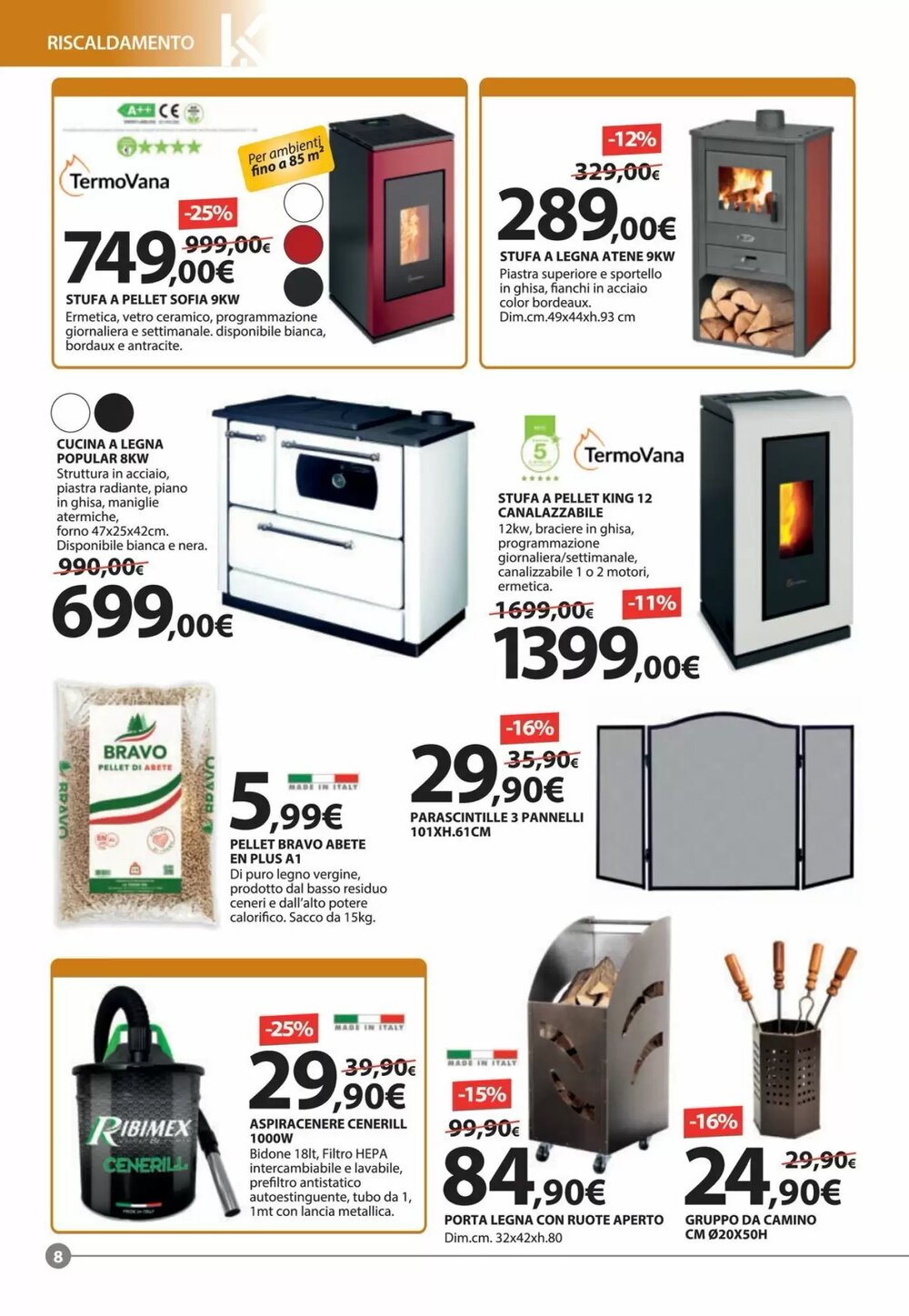 Volantino promozionale Kreo Brico e Casa  valide dal 26/11/2025 - Pagina 8.