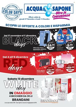 Volantino promozionale Acqua & Sapone valide dal 27/11/2025