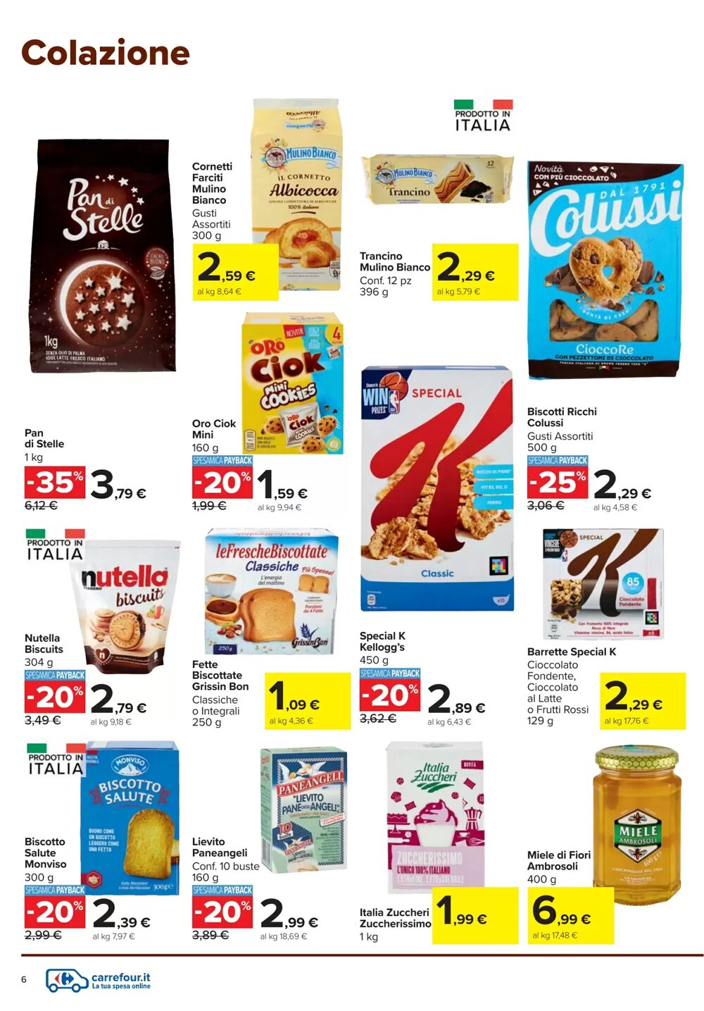 Volantino promozionale Carrefour Market  valide dal 27/11/2025 - Pagina 6.