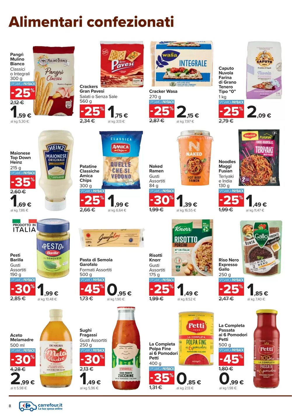 Volantino promozionale Carrefour Market  valide dal 27/11/2025 - Pagina 8.