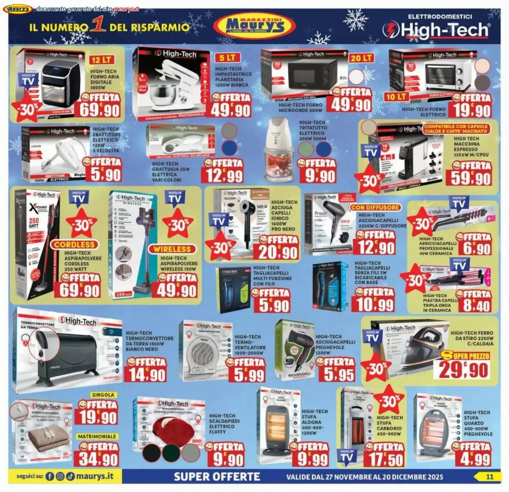 Volantino promozionale Maury's  valide dal 27/11/2025 - Pagina 11.