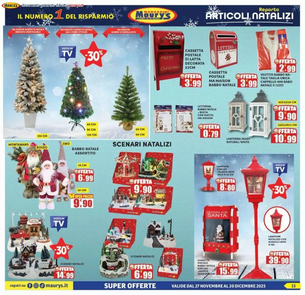 Volantino promozionale Maury's  valide dal 27/11/2025 - Pagina 15.