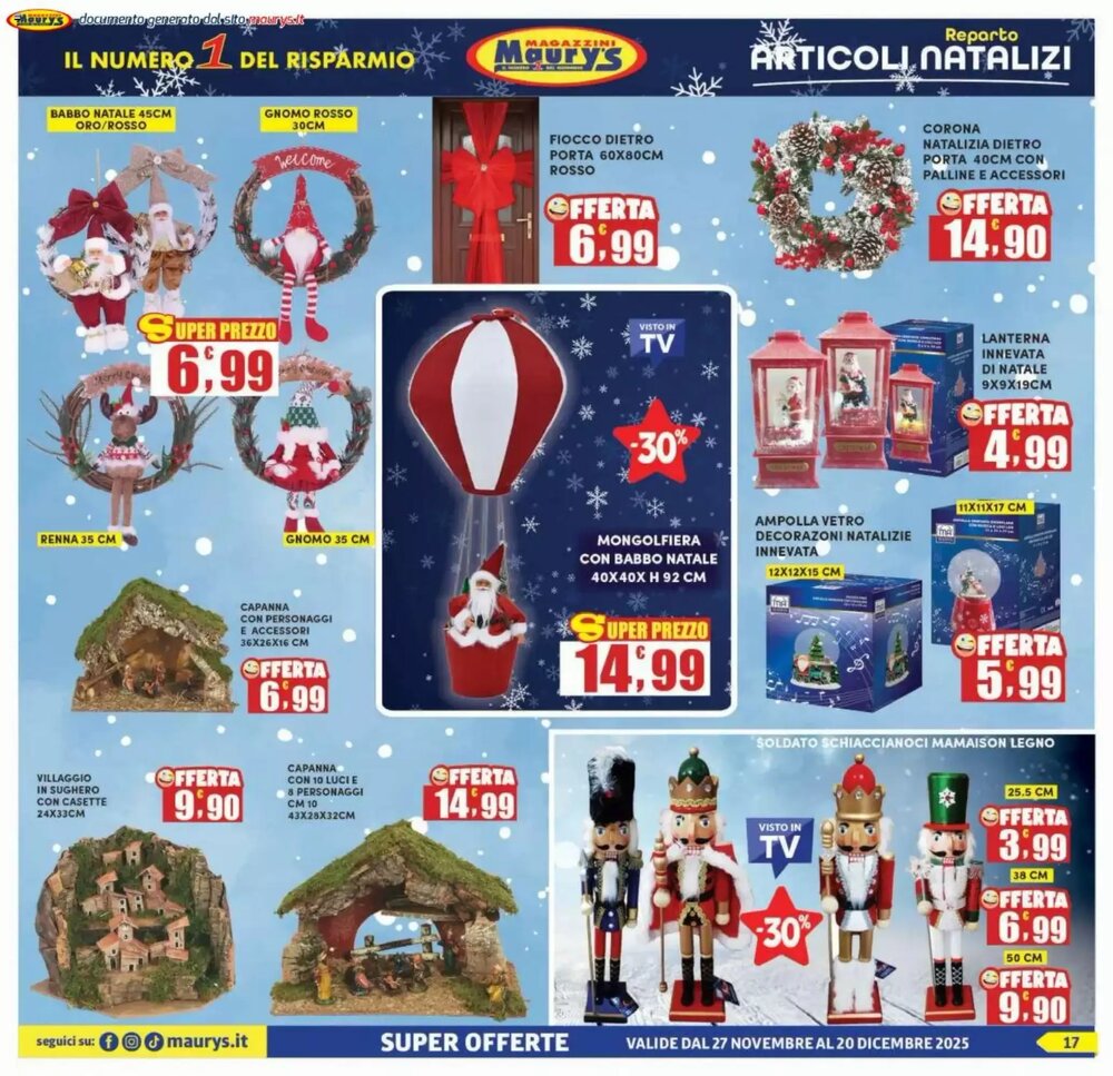 Volantino promozionale Maury's  valide dal 27/11/2025 - Pagina 17.