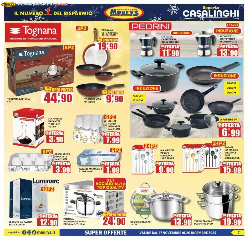 Volantino promozionale Maury's  valide dal 27/11/2025 - Pagina 7.