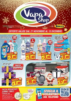 Volantino promozionale Vapashop valide dal 27/11/2025