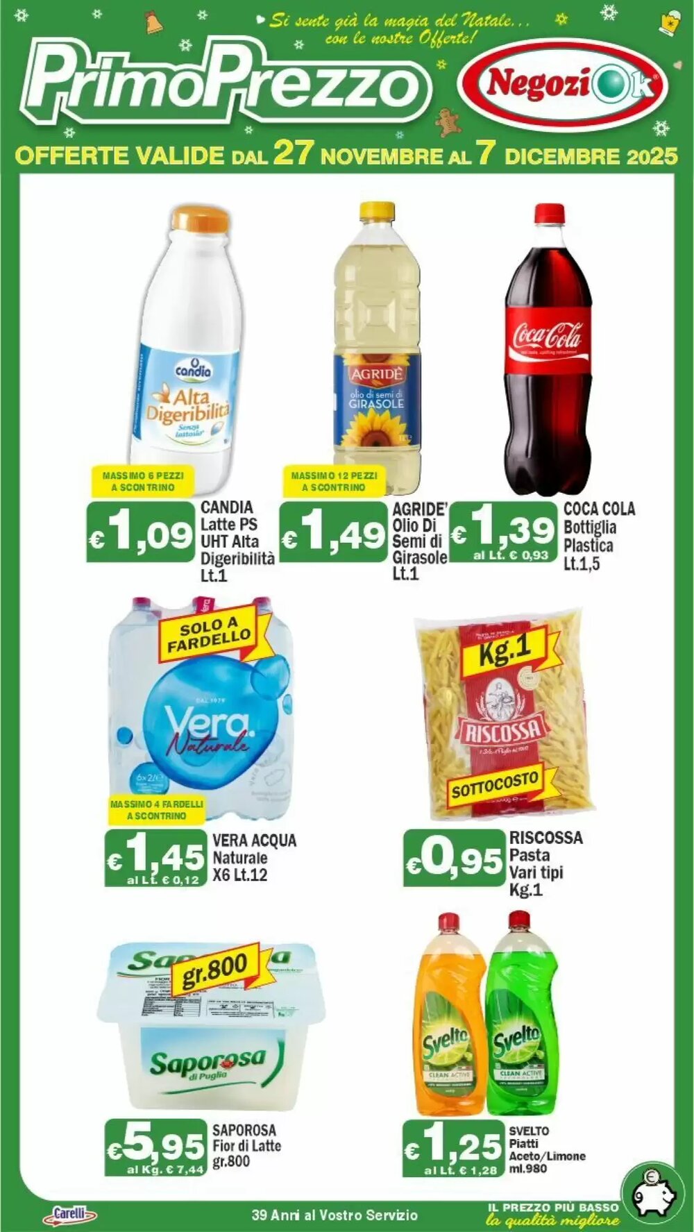 Volantino promozionale Primo Prezzo  valide dal 27/11/2025 - Pagina 1.