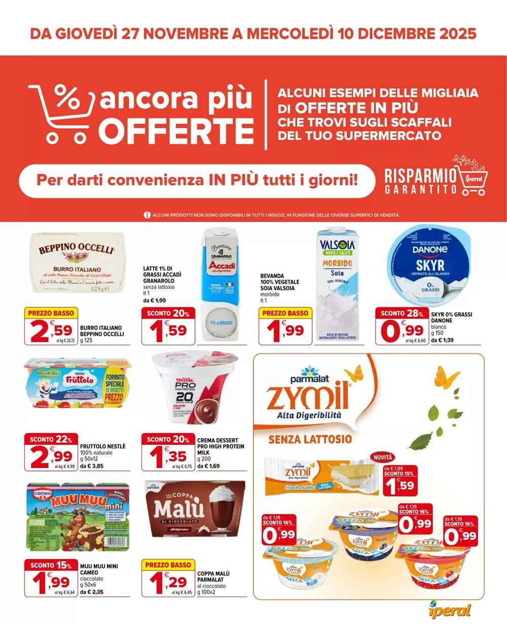 Volantino promozionale Iperal  valide dal 27/11/2025 - Pagina 1.
