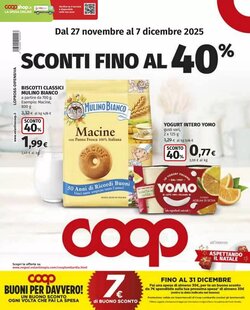 Volantino promozionale Coop valide dal 27/11/2025