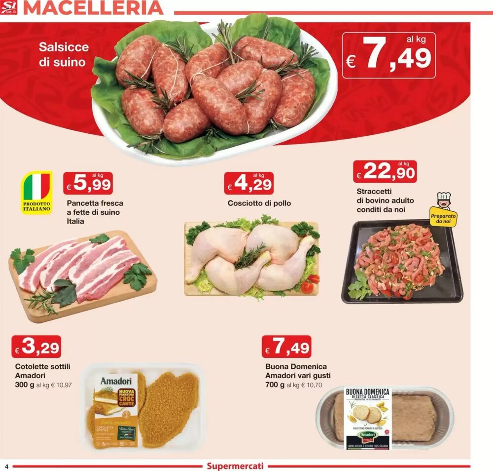 Volantino promozionale Sì con te  valide dal 27/11/2025 - Pagina 4.