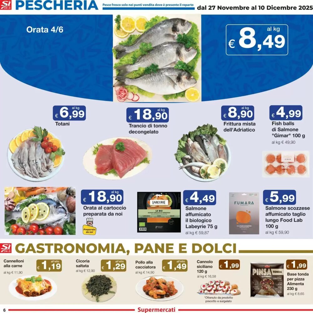 Volantino promozionale Sì con te  valide dal 27/11/2025 - Pagina 6.