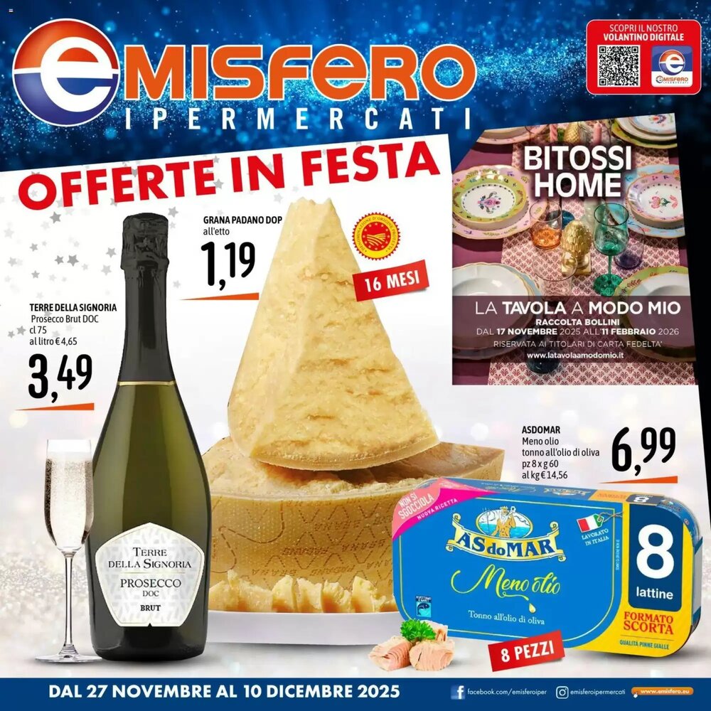 Volantino promozionale Emisfero  valide dal 27/11/2025 - Pagina 1.