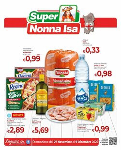 Volantino promozionale Supermercati Nonna Isa valide dal 27/11/2025