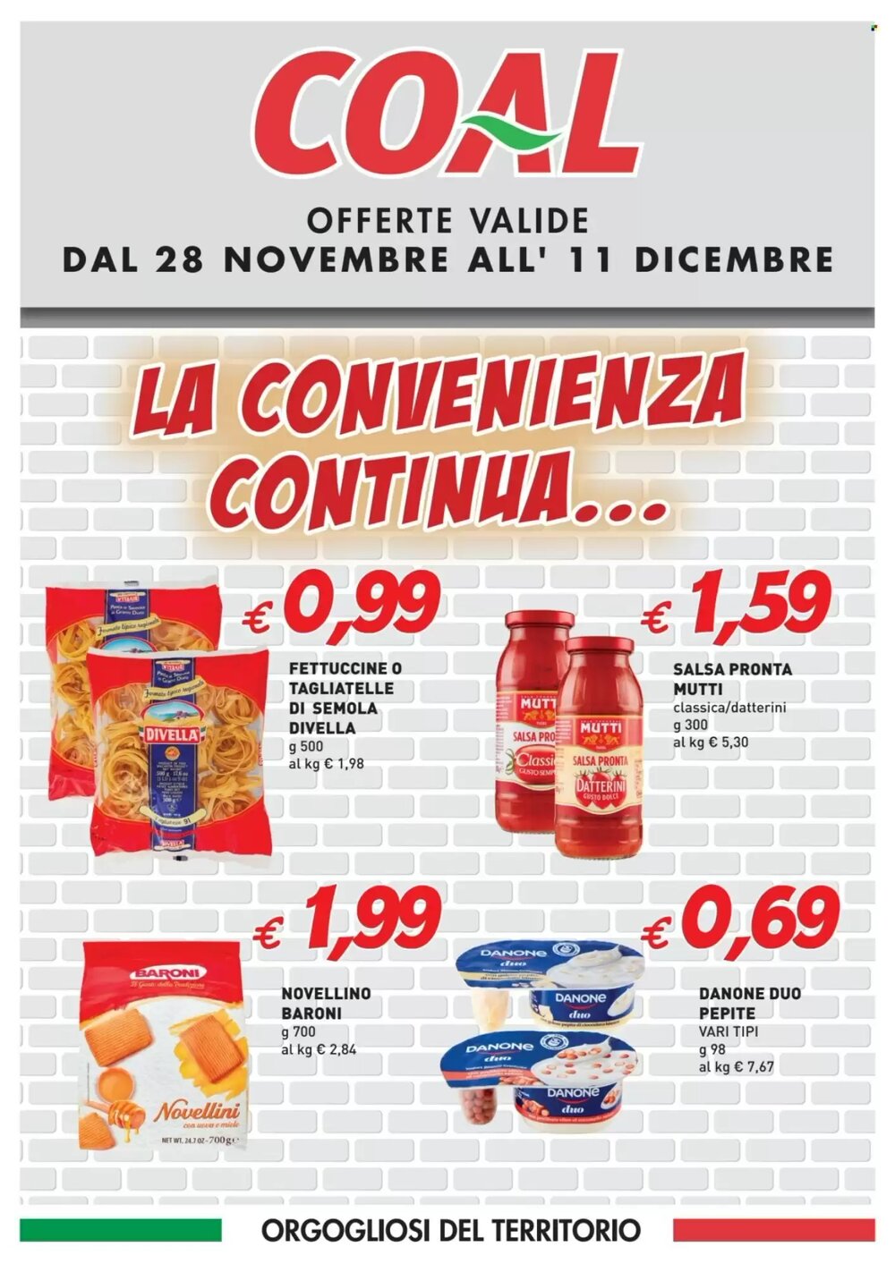Volantino promozionale Coal  valide dal 28/11/2025 - Pagina 1.