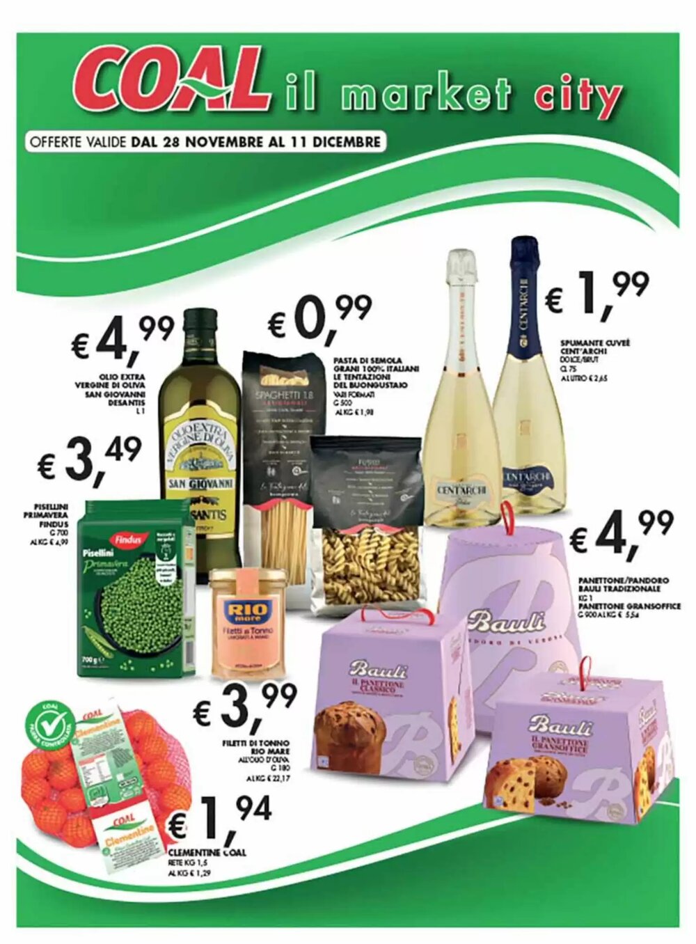 Volantino promozionale Coal  valide dal 28/11/2025 - Pagina 1.