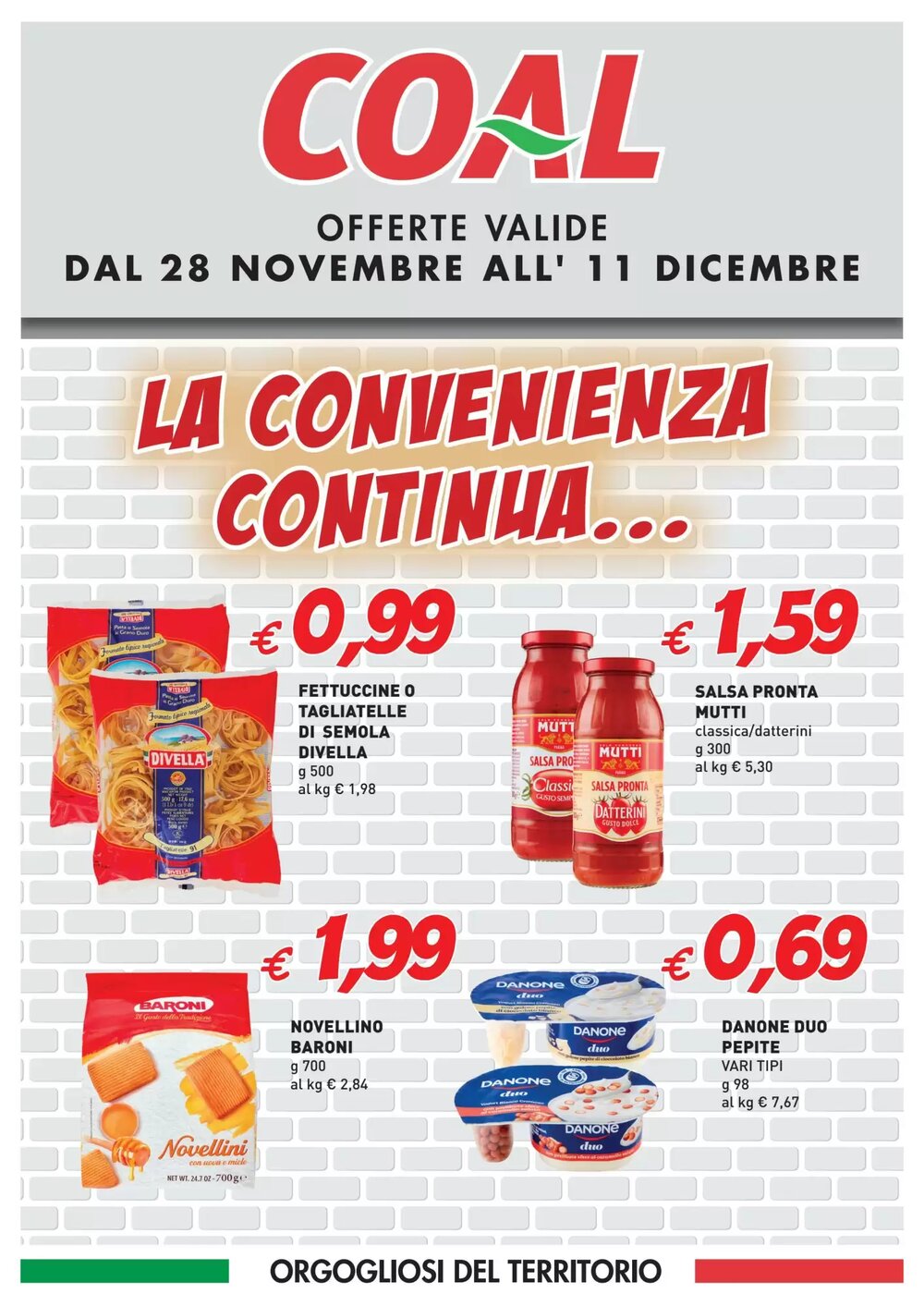 Volantino promozionale Coal  valide dal 28/11/2025 - Pagina 1.