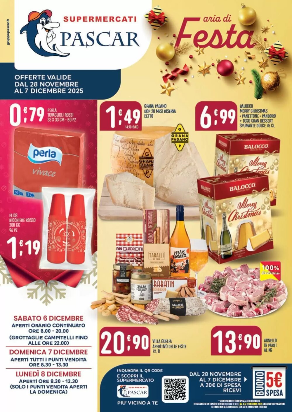 Volantino promozionale Gruppo Pascar valide dal 28/11/2025 - Pagina 1.