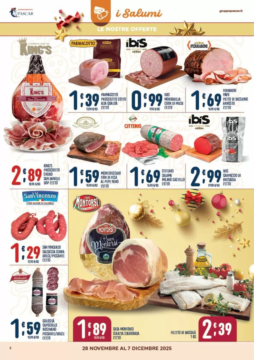 Volantino promozionale Gruppo Pascar  valide dal 28/11/2025 - Pagina 2.