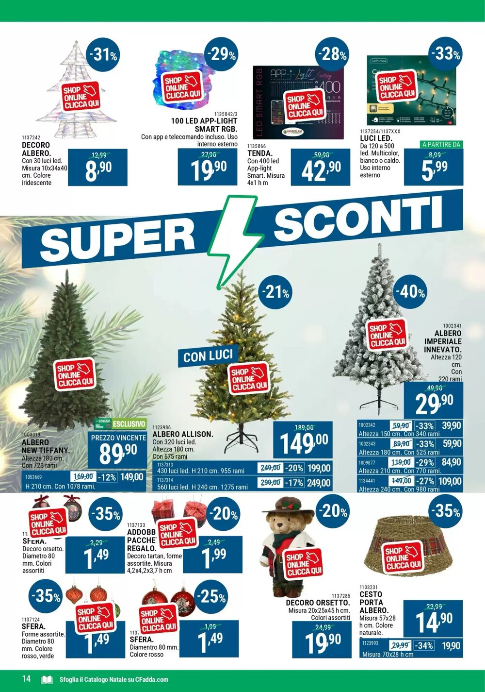 Volantino promozionale Cfadda  valide dal 30/11/2025 - Pagina 14.