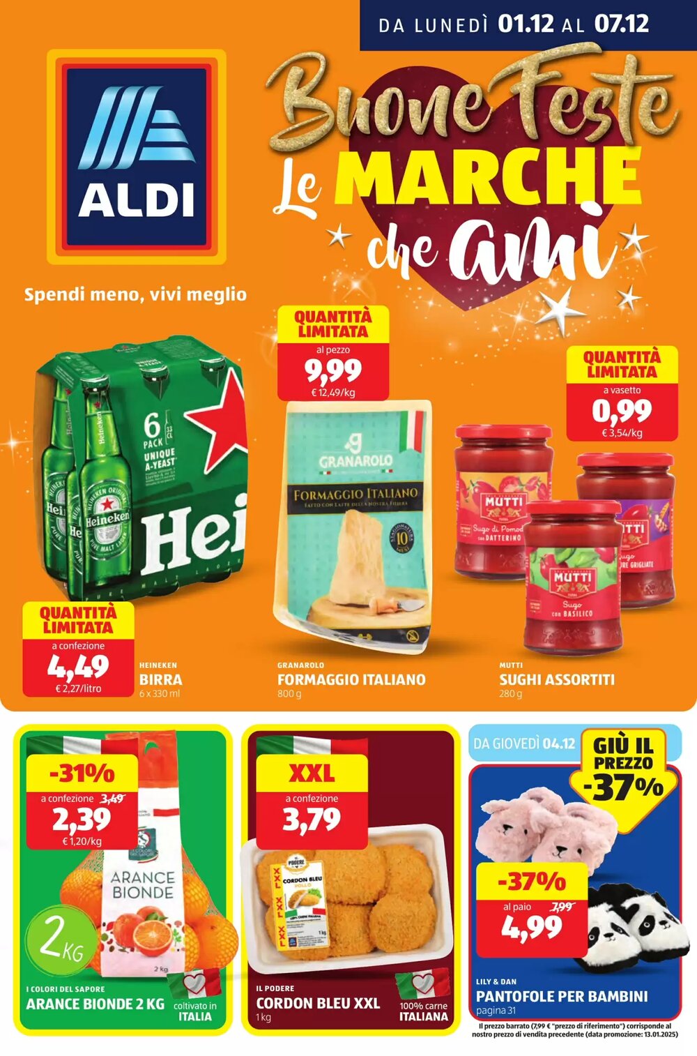 Volantino promozionale ALDI  valide dal 01/12/2025 - Pagina 1.