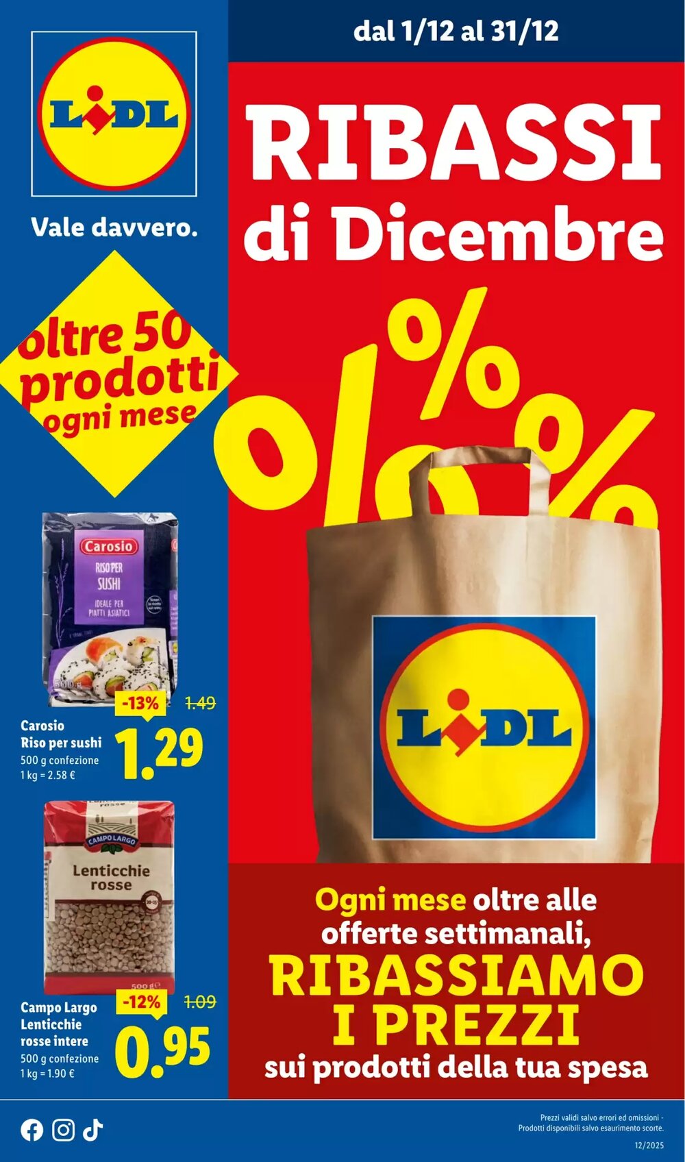 Volantino promozionale Lidl  valide dal 01/12/2025 - Pagina 1.