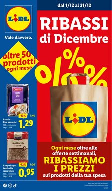 Volantino promozionale Lidl valide dal 01/12/2025