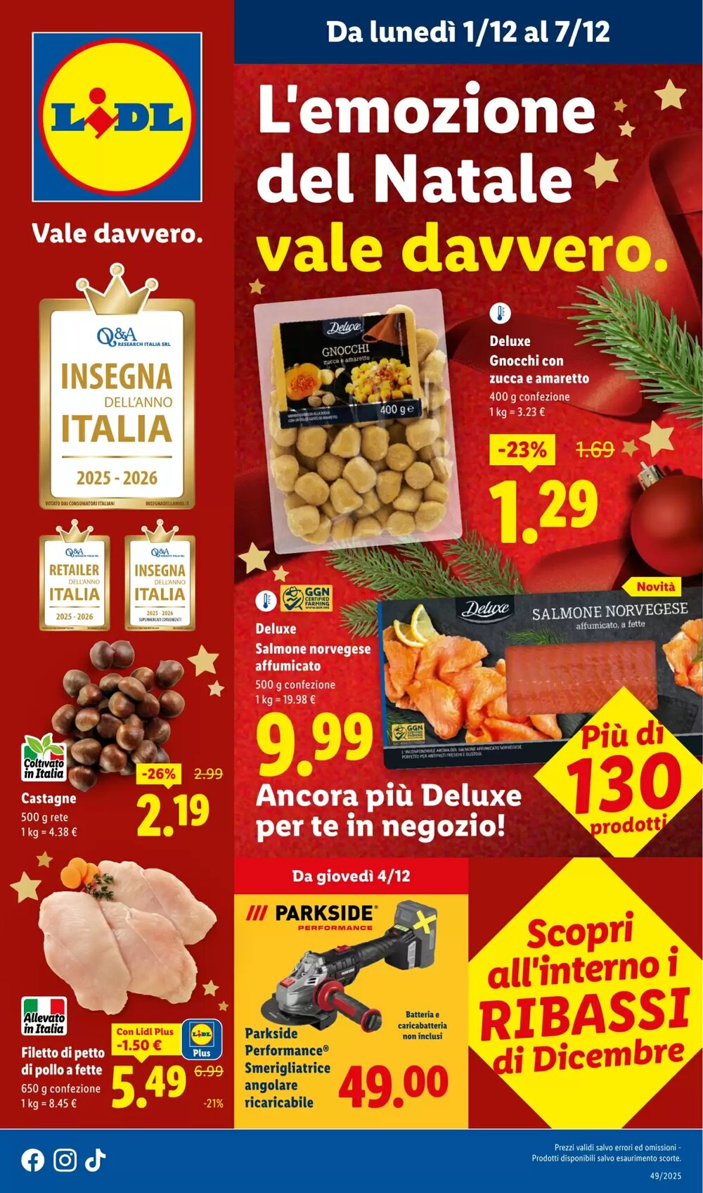 Volantino promozionale Lidl  valide dal 01/12/2025 - Pagina 1.