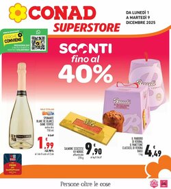 Volantino promozionale Conad Superstore valide dal 01/12/2025