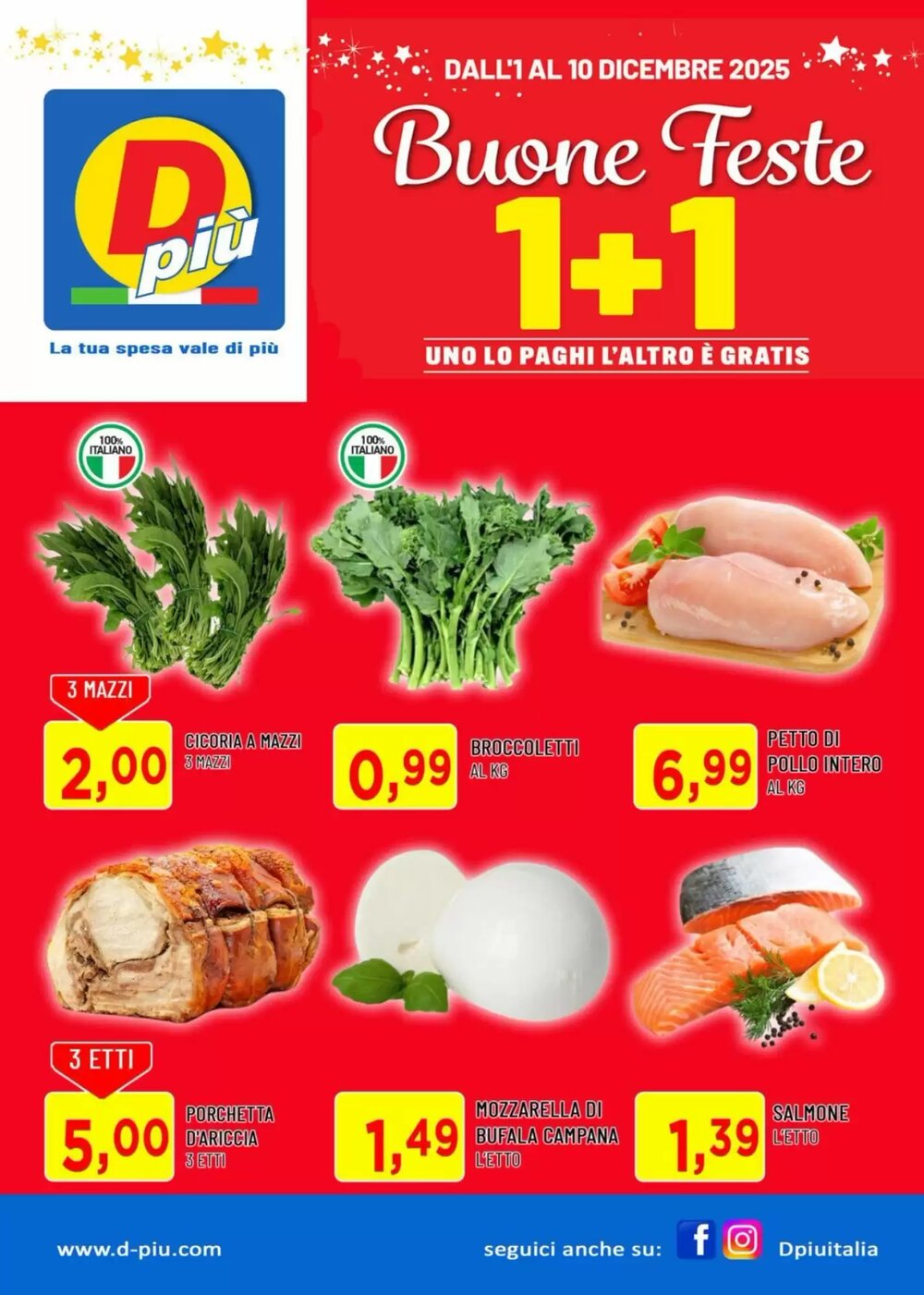 Volantino promozionale DPiù  valide dal 01/12/2025 - Pagina 1.