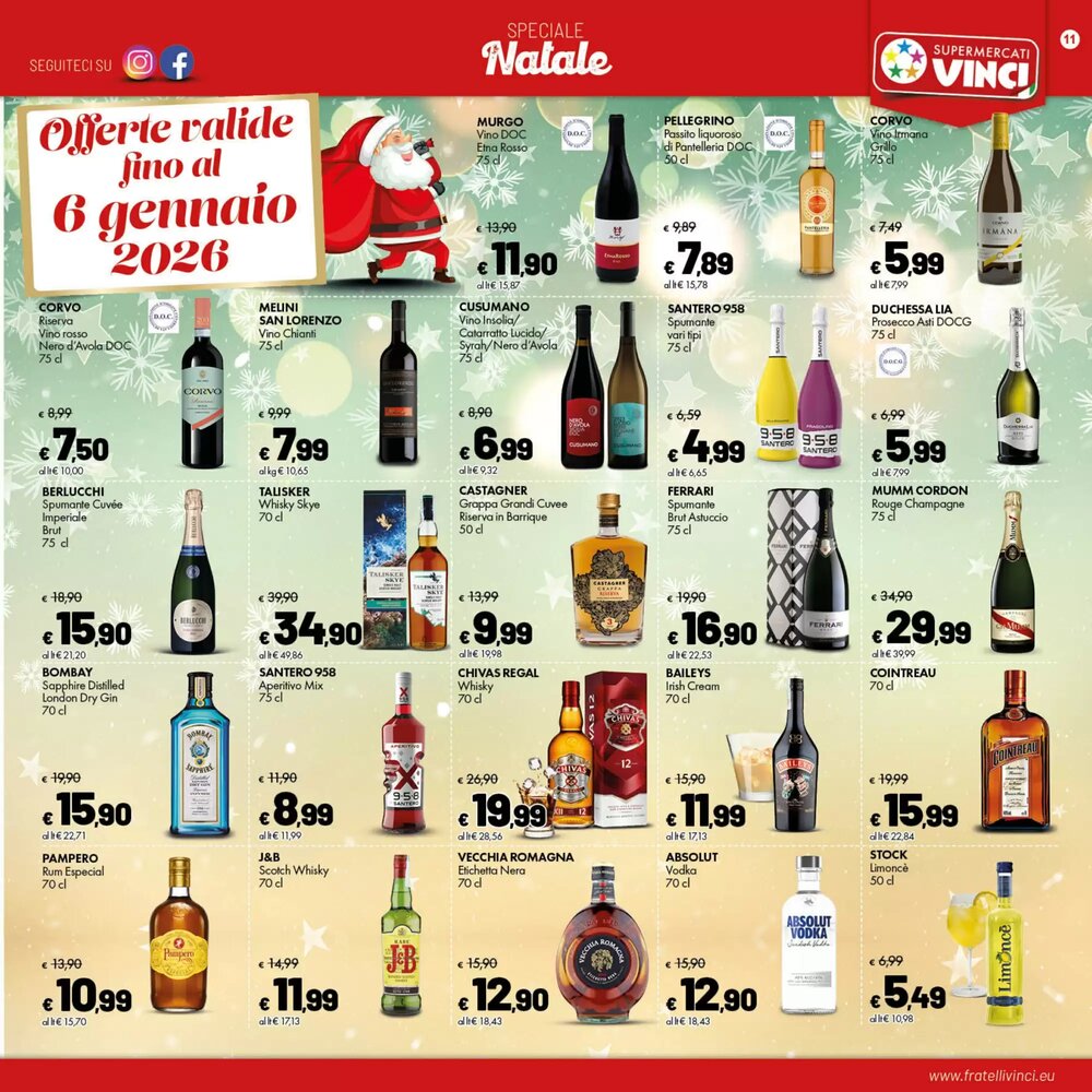 Volantino promozionale Supermercati Vinci  valide dal 01/12/2025 - Pagina 11.