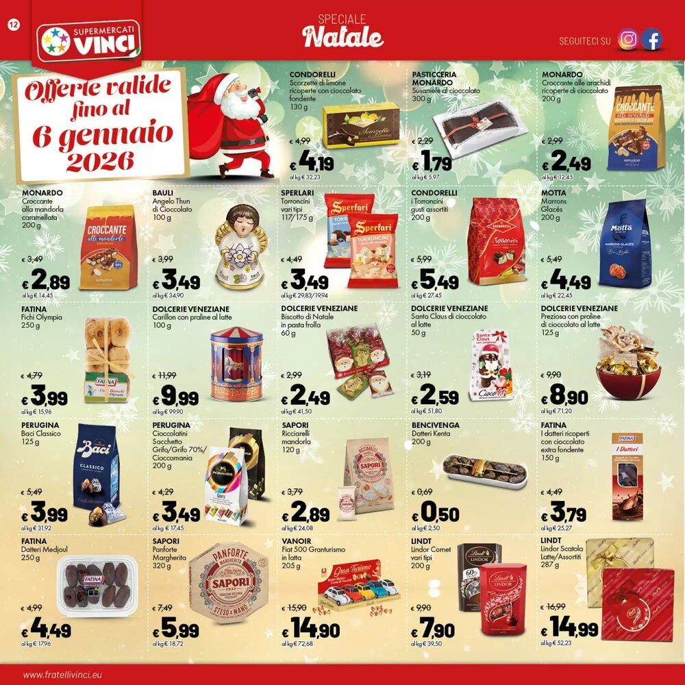 Volantino promozionale Supermercati Vinci  valide dal 01/12/2025 - Pagina 12.